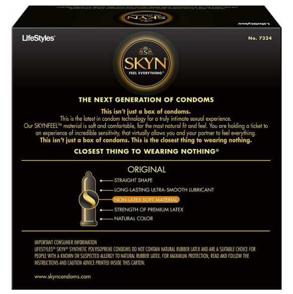 SKYN non-latex condoms 